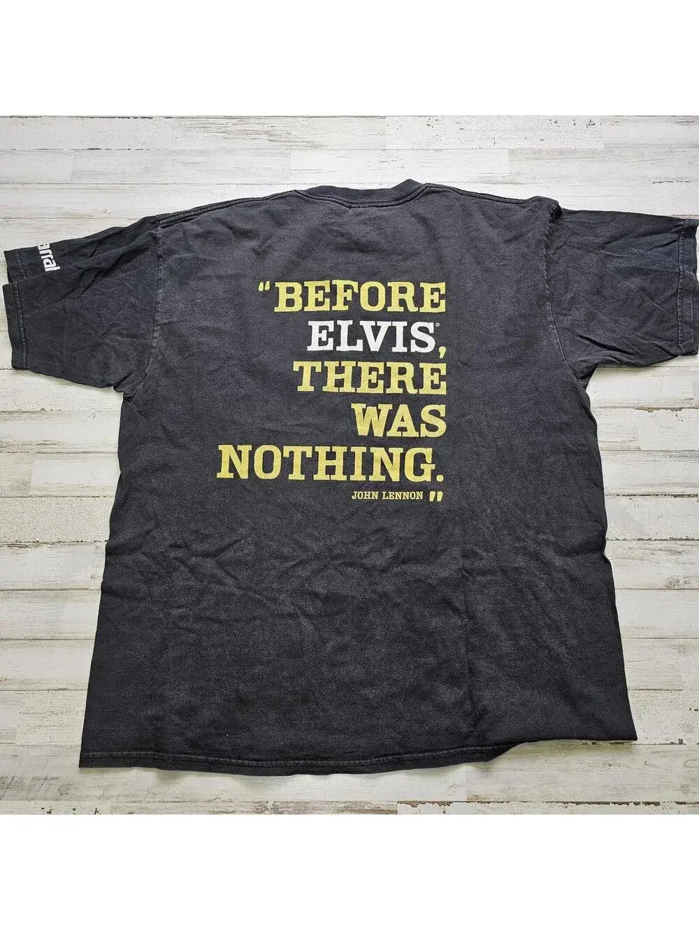 Vintage 2000 Before There Was Elvis There Was Nothing Double Sides Harrahs XL - Picture 3 of 7